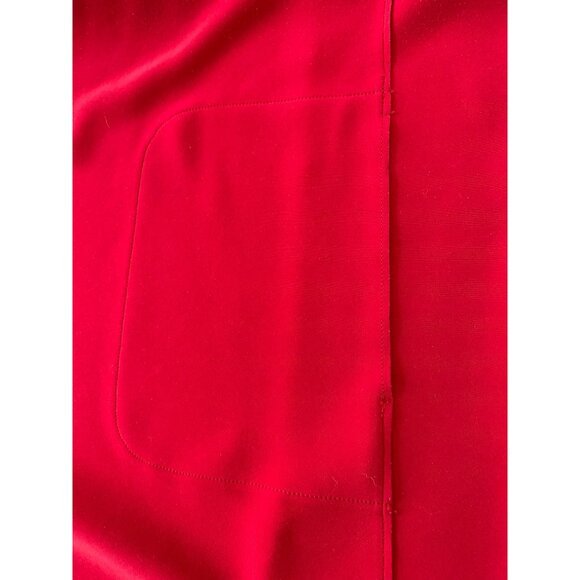 Chicos Red Open Front Long Line Drapey Cardigan Duster Jacket  Chico Size 4 (22) - Picture 10 of 10